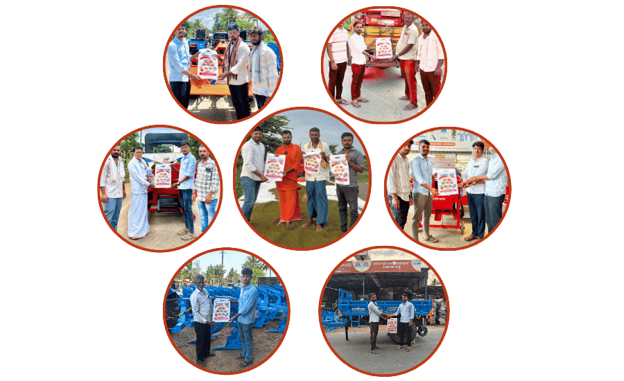Basava Industries machinery delivery to farmer